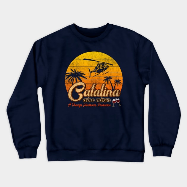 Vintage Catalina Wine mixer Crewneck Sweatshirt by OniSide